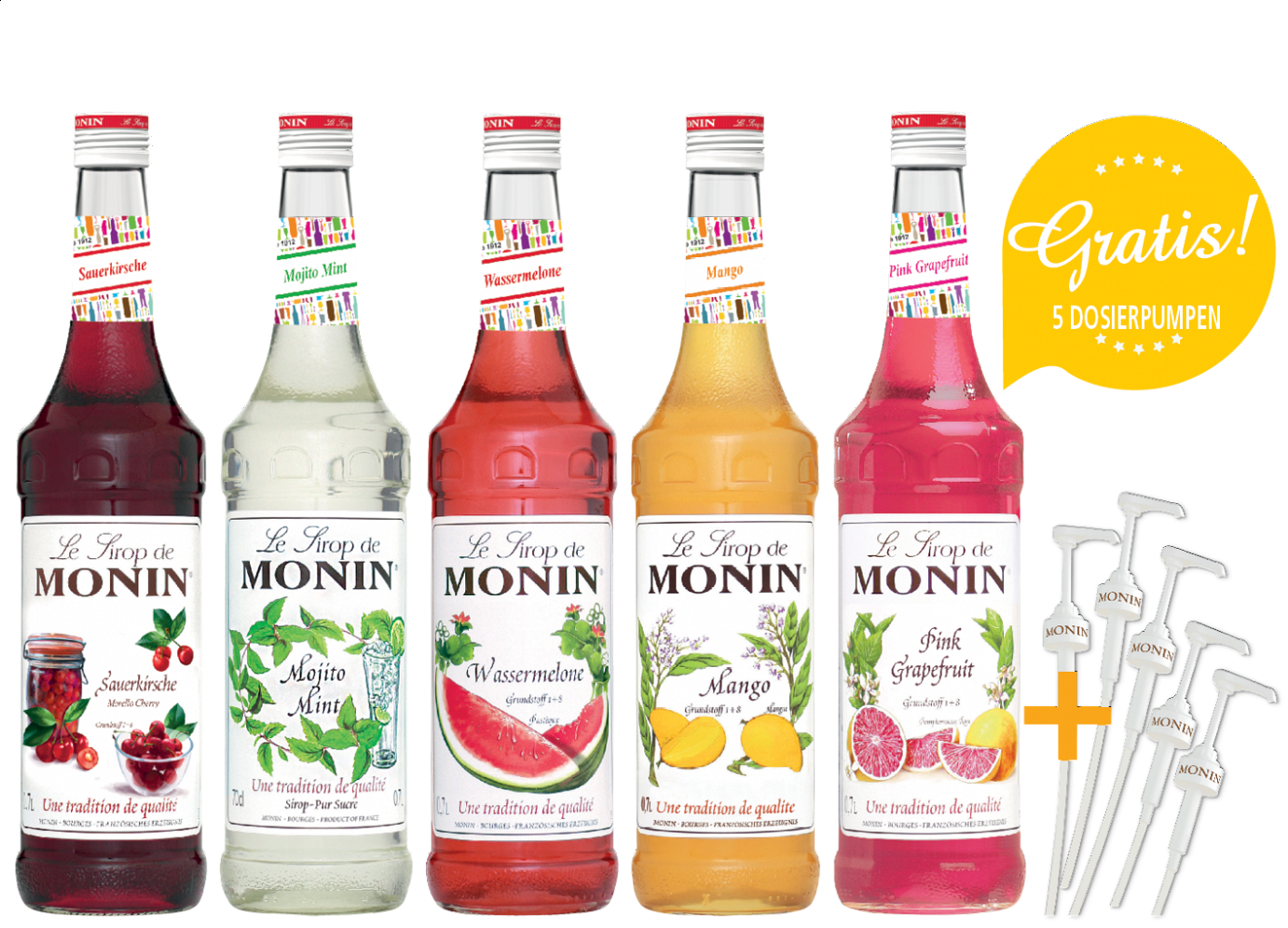 Monin - Cocktail Set 5+5 - 3,5l
