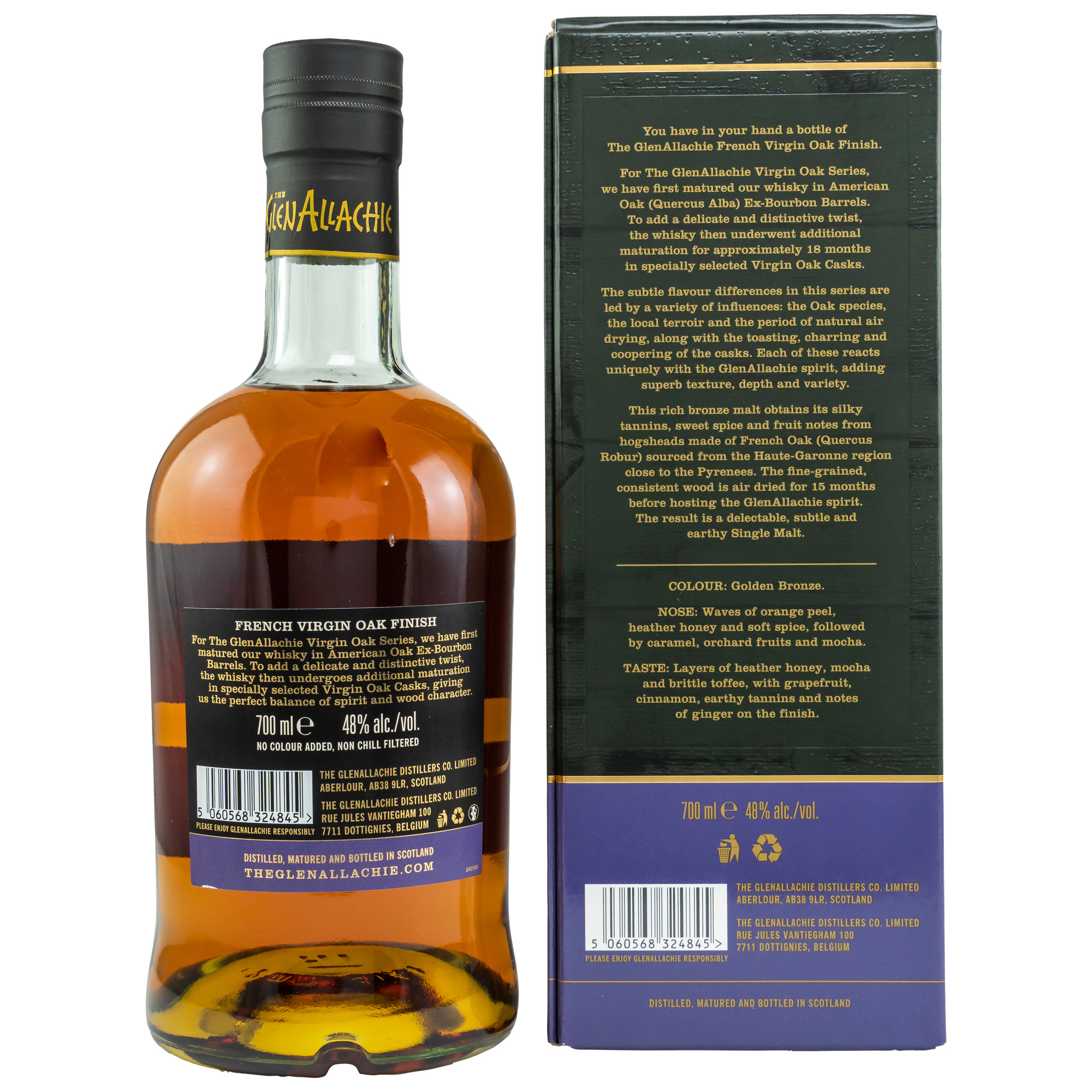 GlenAllachie 10 Years French Oak Finish 0,7l 48%vol.