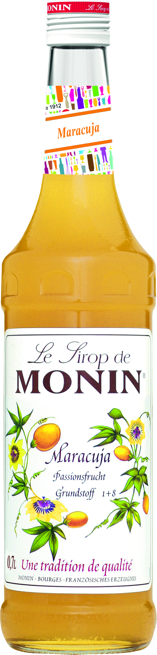 Monin Maracuja 0,7l Maracujasirup (Passionsfrucht)