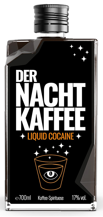 Der Nachtkaffee - Liquid Cocaine - Kaffee-Spirituose 0,7l 17%vol.