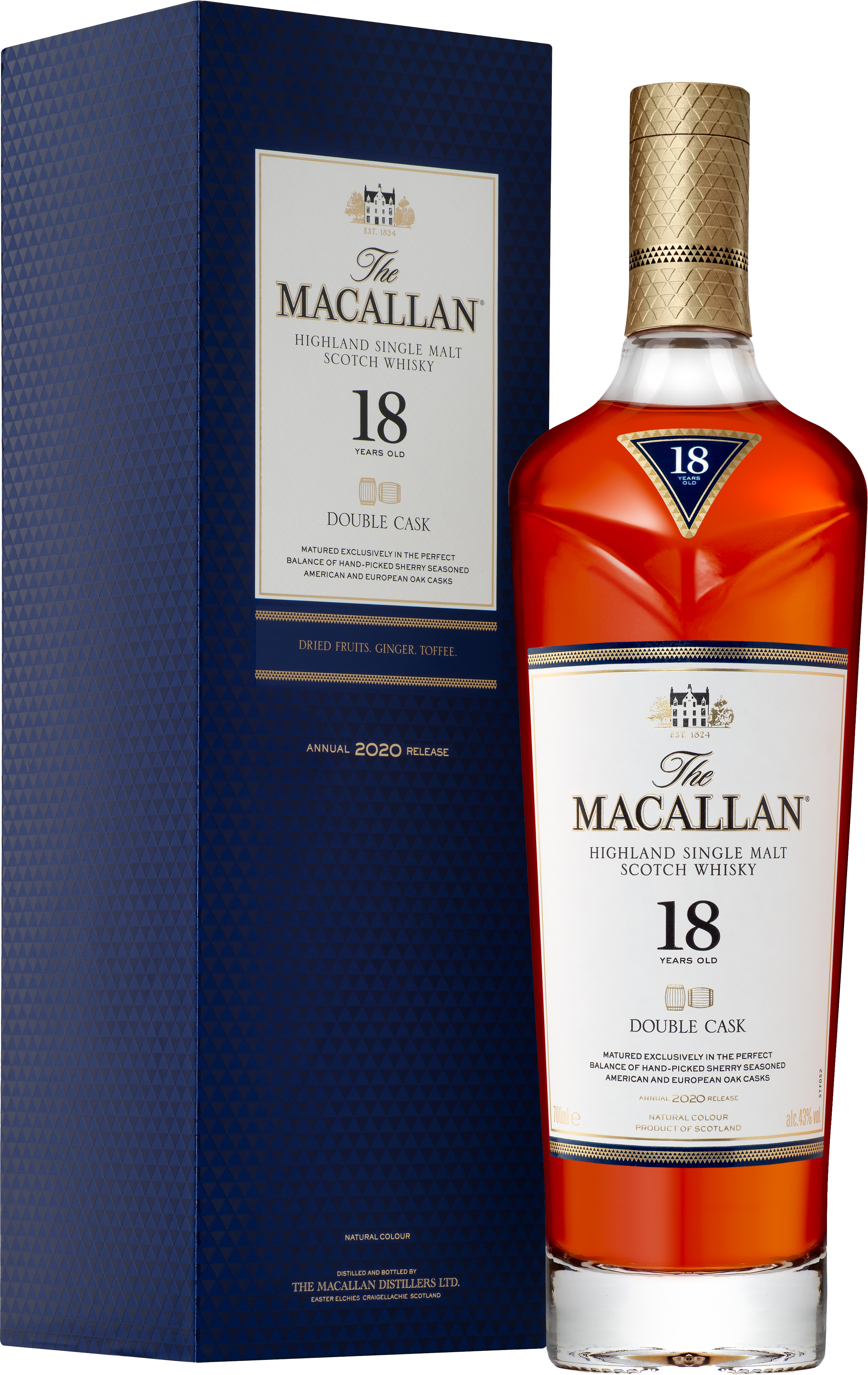 Macallan ~ 18 Years ~ Double Cask 2020 ~ 700ml 43%vol.