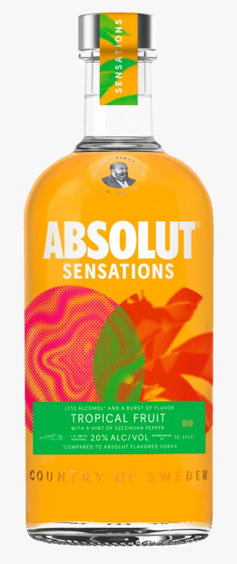  Absolut Sensations - Tropical Fruit - 1l 20%vol.