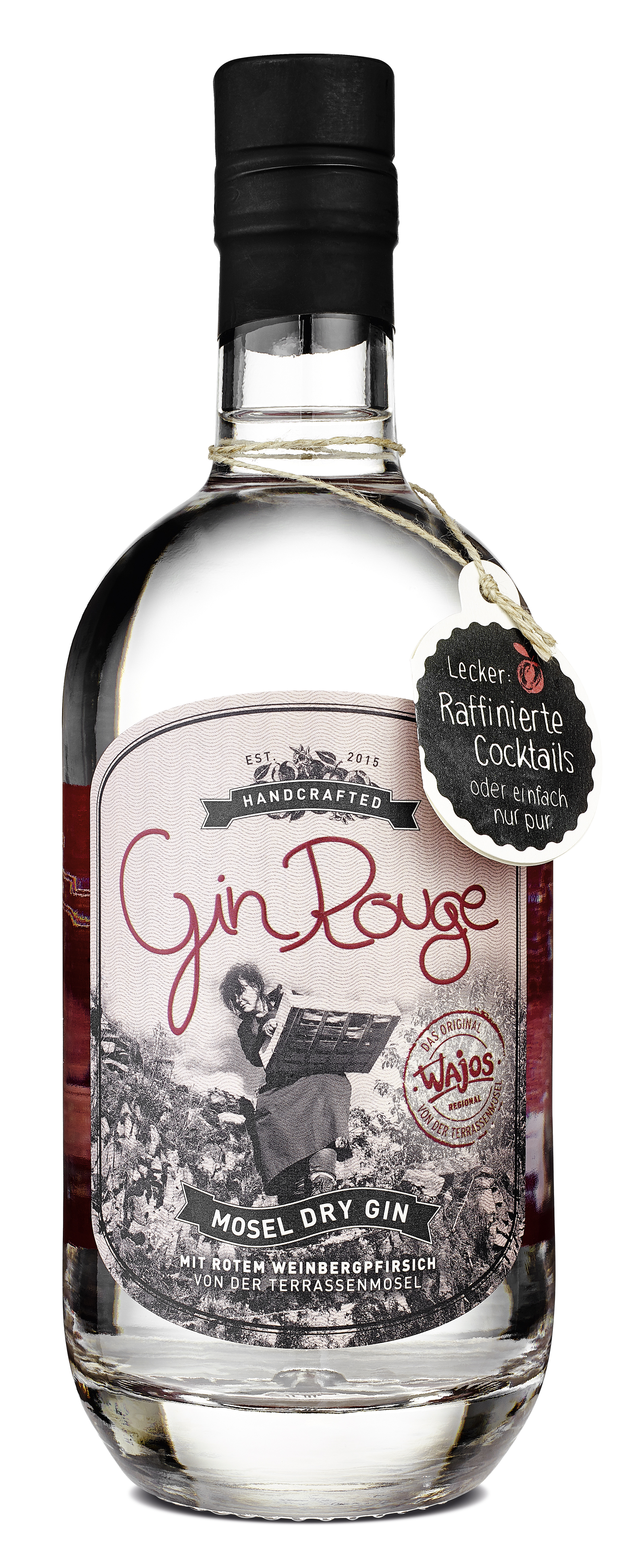 Gin Rouge - Mosel Dry Gin Handcrafted -  0,5l 42%vol.