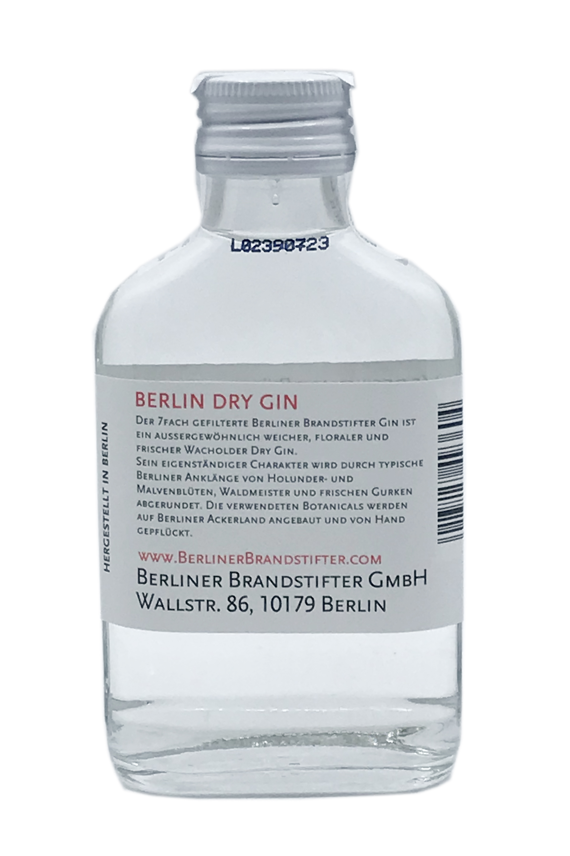 Berliner Brandstifter Dry Gin Miniatur 0,1l 43,4% vol.