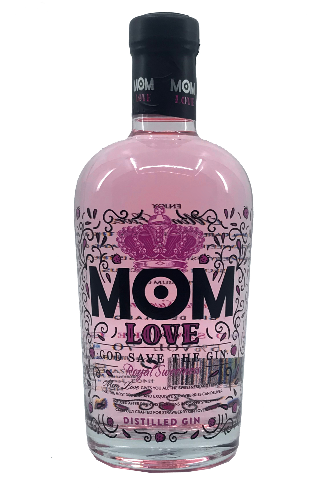 MOM Love - Rosé Gin - God save the Gin - 0,7l 37,5% vol. Alk.
