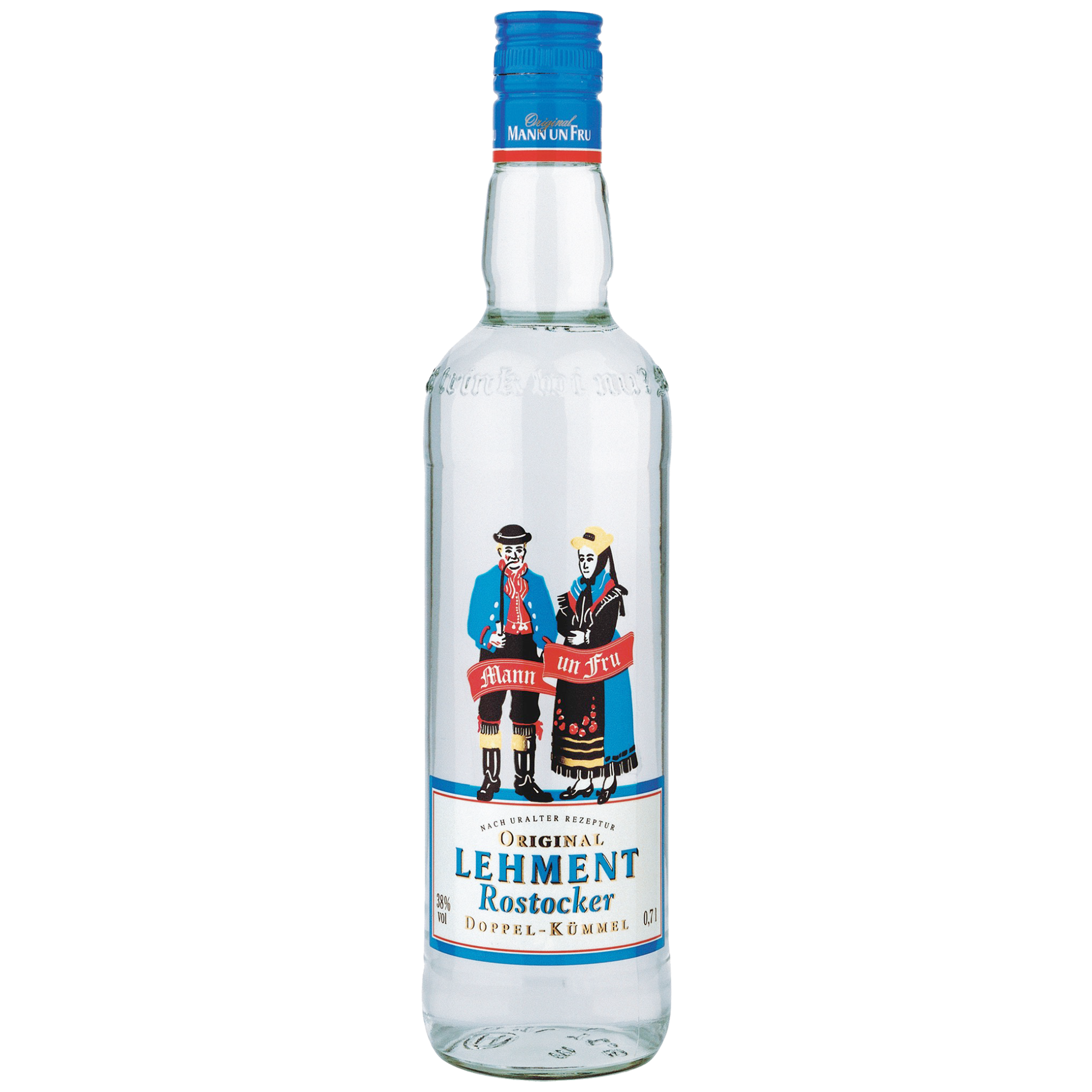 Lehment Rostocker Doppel-Kümmel Anisschnaps Kümmelschnaps 0,7l 38%vol.