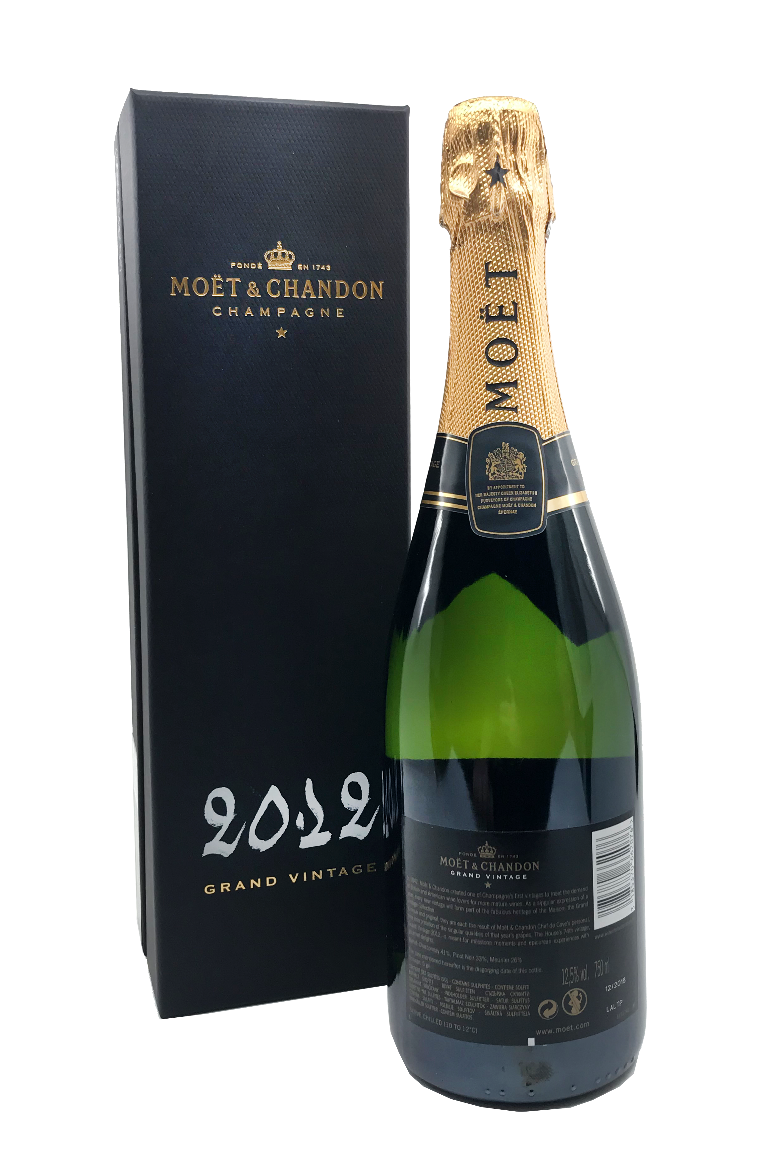 Moet & Chandon GRAND VINTAGE 2012 GP 0,75l 12,5%vol.