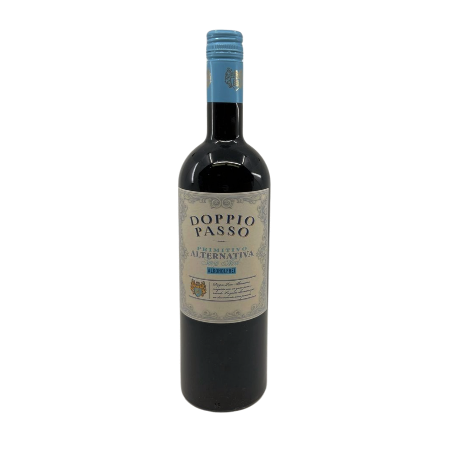 Doppio Passo - Primitivo Alternativa - alkoholfreier Rotwein 0,75l Doppio Passo - Primitivo Alternativa - alkoholfreier Rotwein 0,75l
