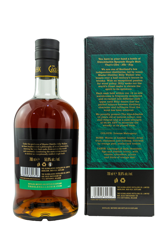 Glenallachie 10 Years - Cask Strength  Batch 7 - 0,7l 56,8%vol.