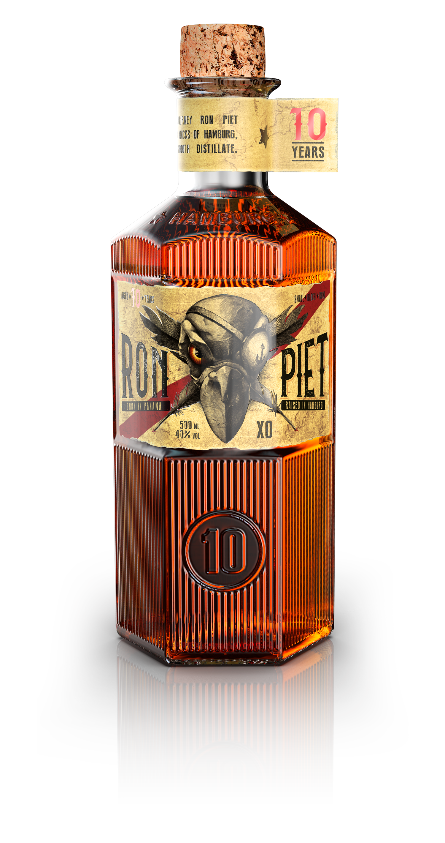 Ron Piet XO Rum 10 Jahre 0,5l 40%vol.