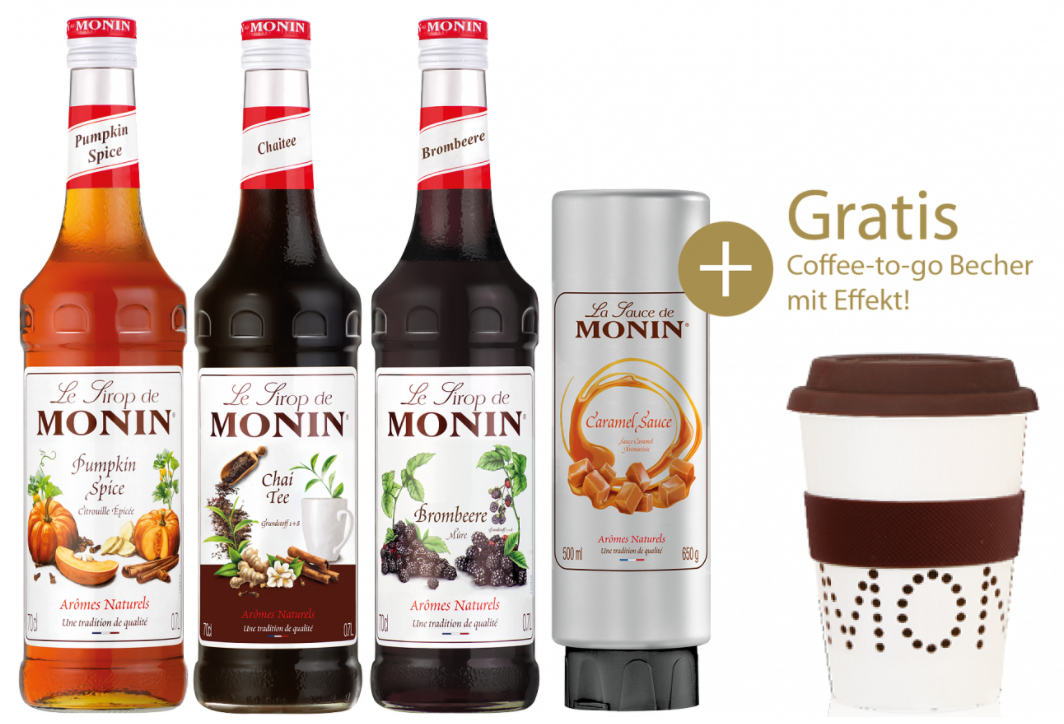 Monin - Chai Tee Set mit Becher 3,3l