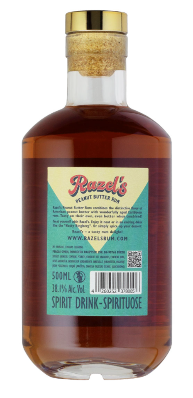 Razels Peanut Butter Rum 0,5l 38,1%vol.