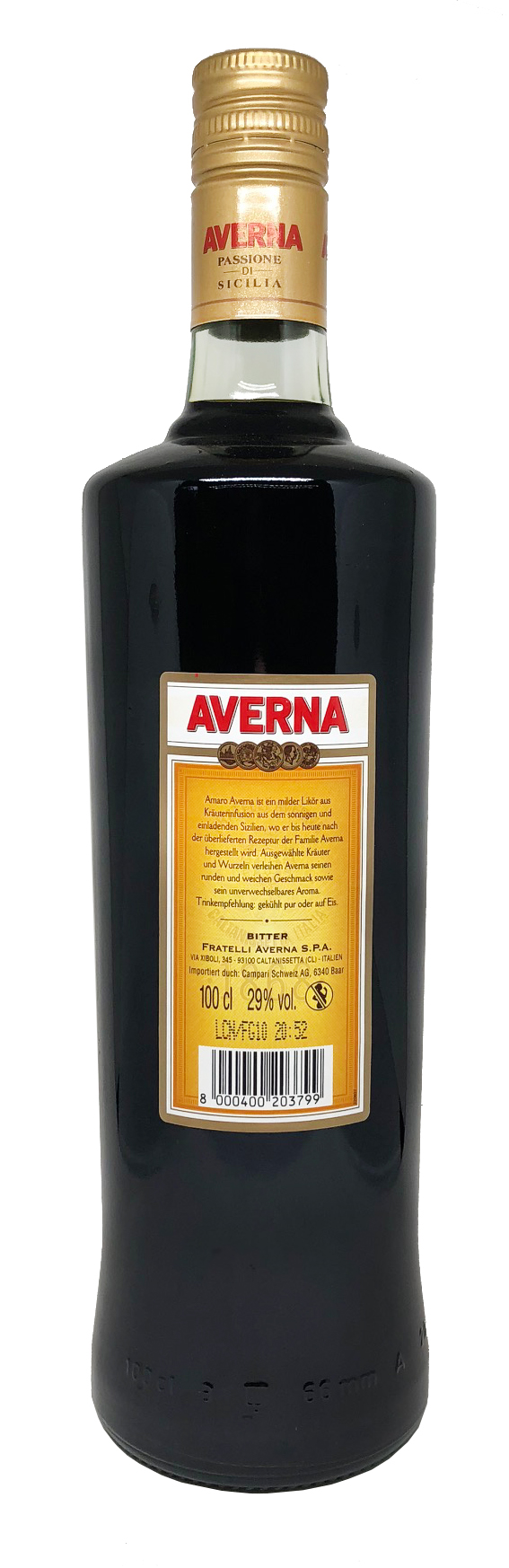 Averna Amaro Siciliano Kräuterlikör 1L 29%vol.