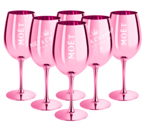 Moët & Chandon Champagnerglas Acrylglas Pink - Limited Collectors Edition 0,45l