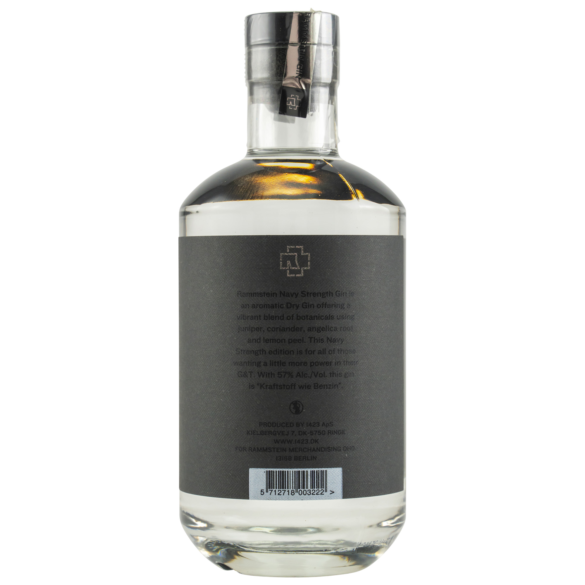 Rammstein Navy Strength Gin - 0,5l 57%vol.