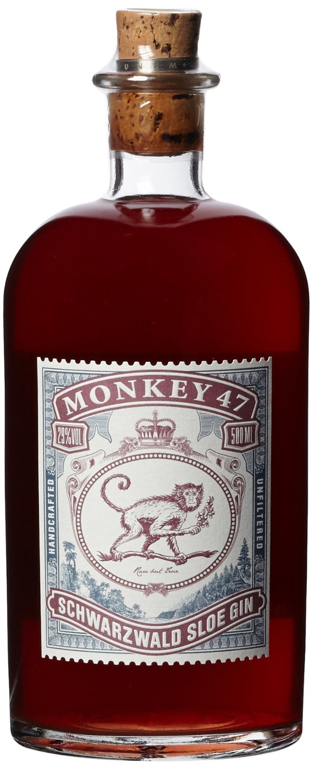 Monkey47 Schwarzwald Sloe Gin 0,5l - 29% vol.