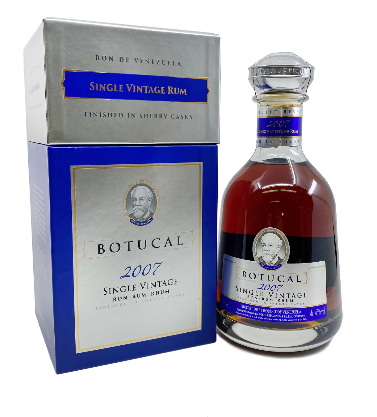 Botucal Single Vintage 2007 43%vol. 0,7l