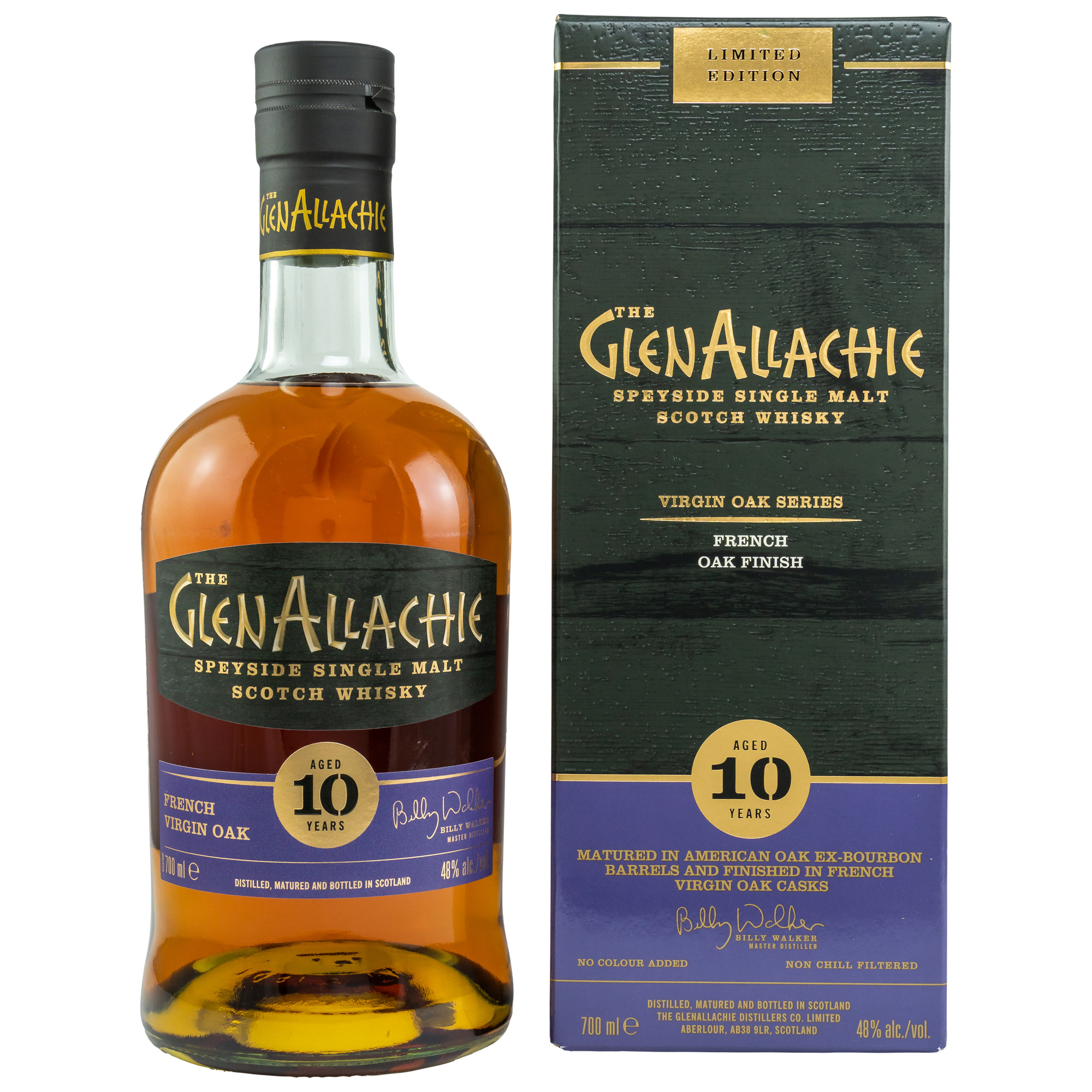 GlenAllachie 10 Years French Oak Finish 0,7l 48%vol.