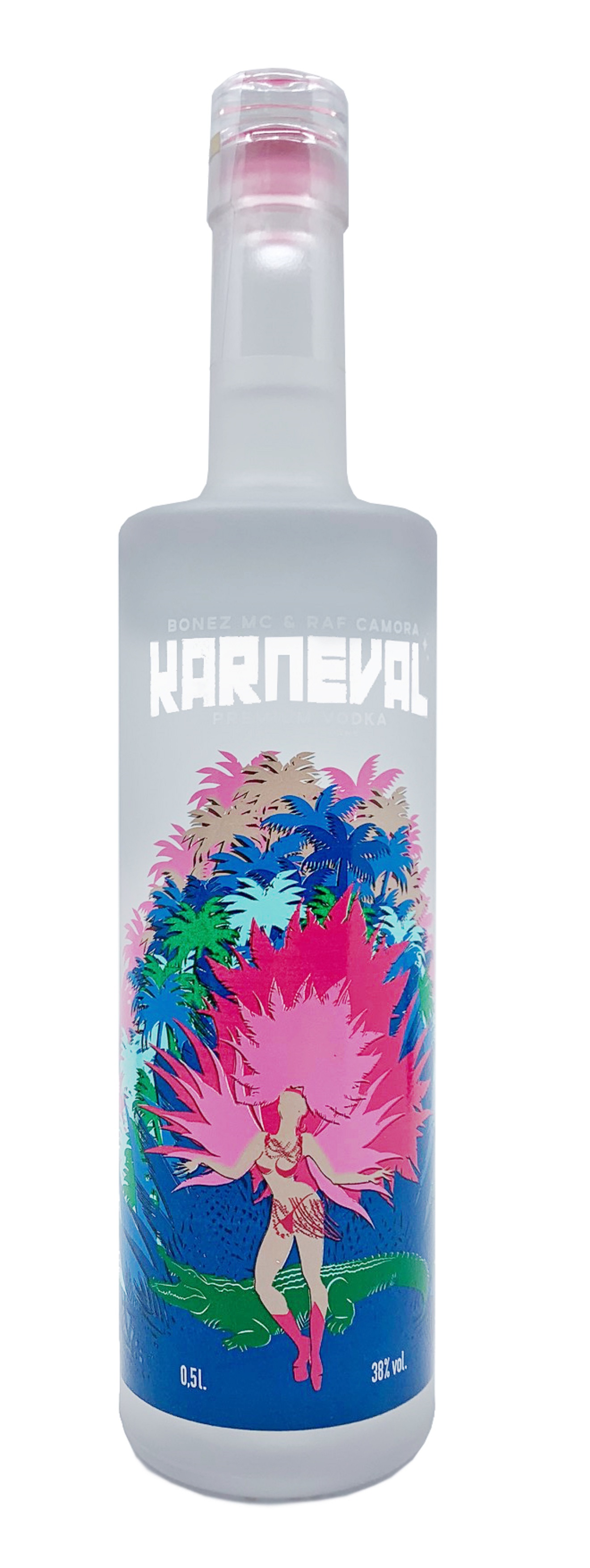 Karneval Vodka - Bonez MC & RAF Camora - Premium Vodka Made in Germany 0,5l 40%vol.