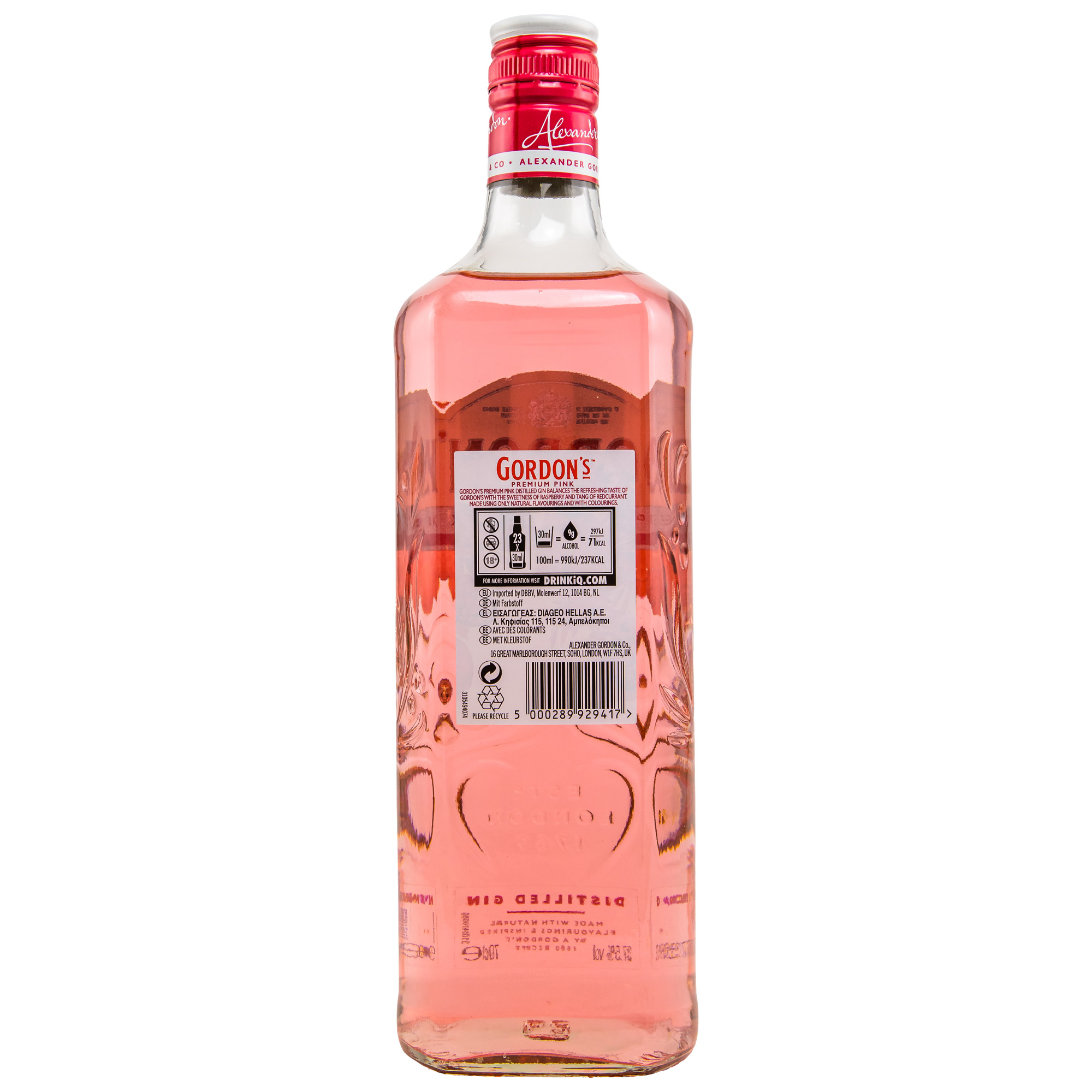 Gordon's Premium Pink Distilled Gin 0,7l 37,5%vol. Gordon's Premium Pink Distilled Gin 0,7l 37,5%vol.