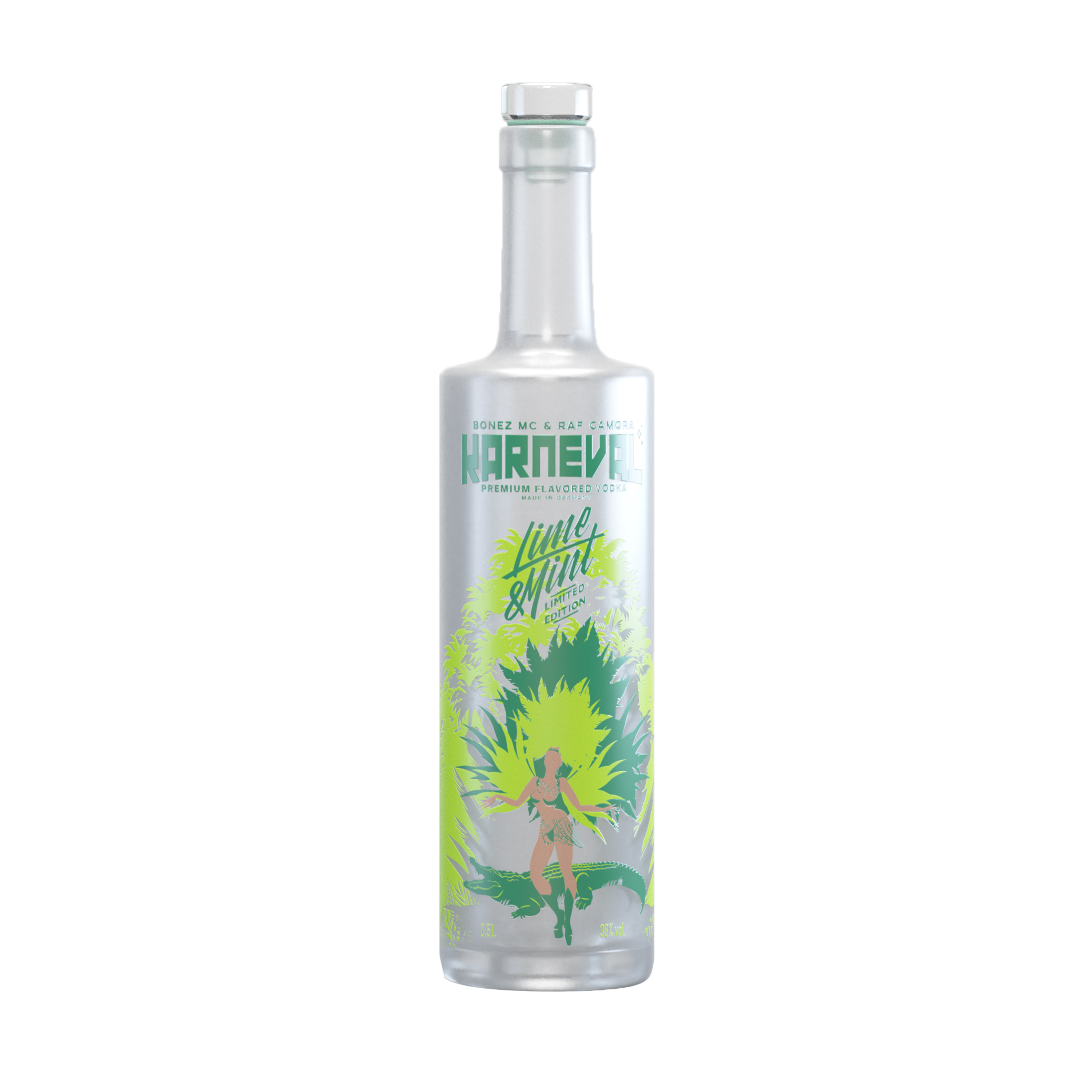 Karneval Vodka SONDEREDITION Lime & Mint 0,5l 38%vol. - RAF Camora & Bonez MC