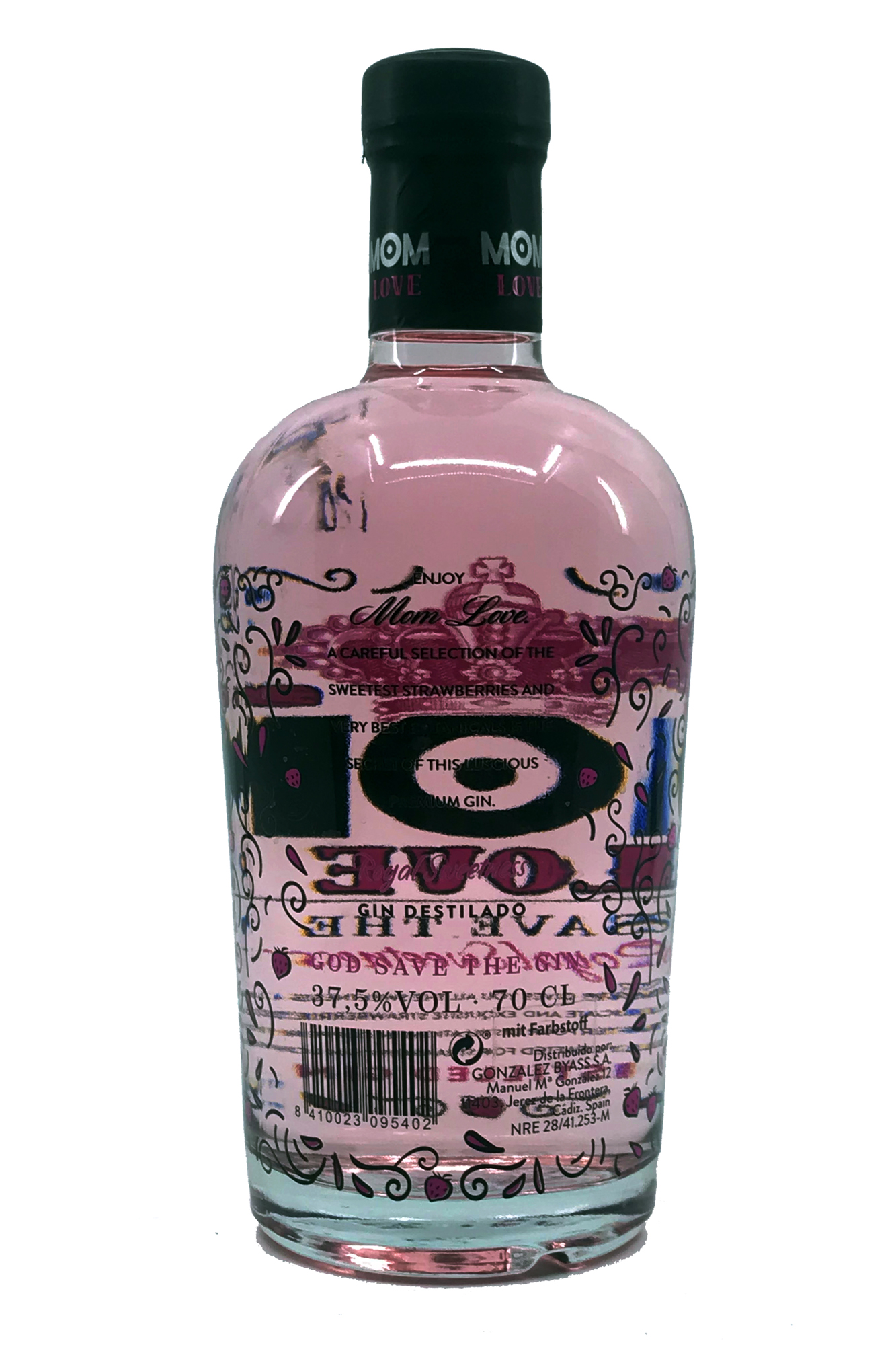 MOM Love - Rosé Gin - God save the Gin - 0,7l 37,5% vol. Alk.