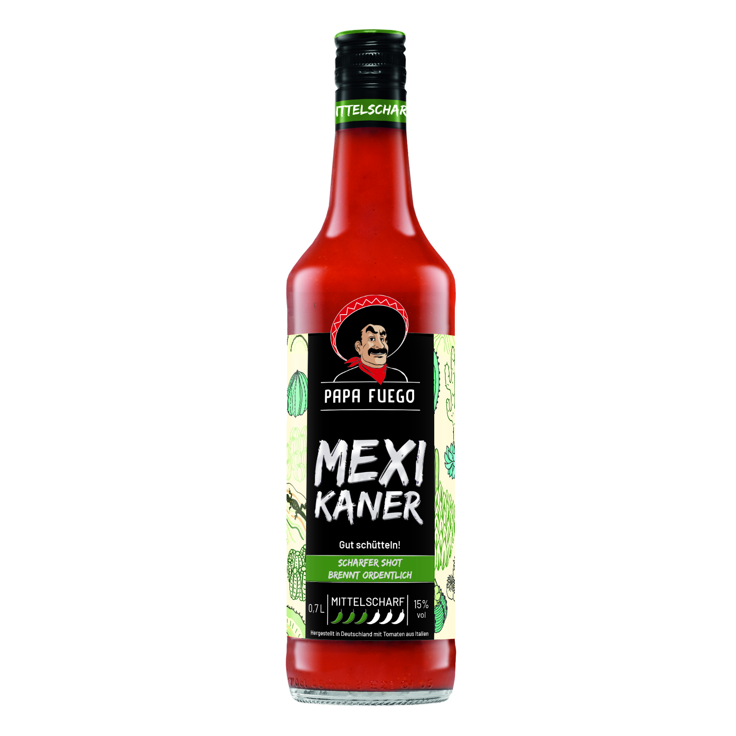 Papa Fuego - Mexikaner - Mittelscharf 0,7l 15%vol.