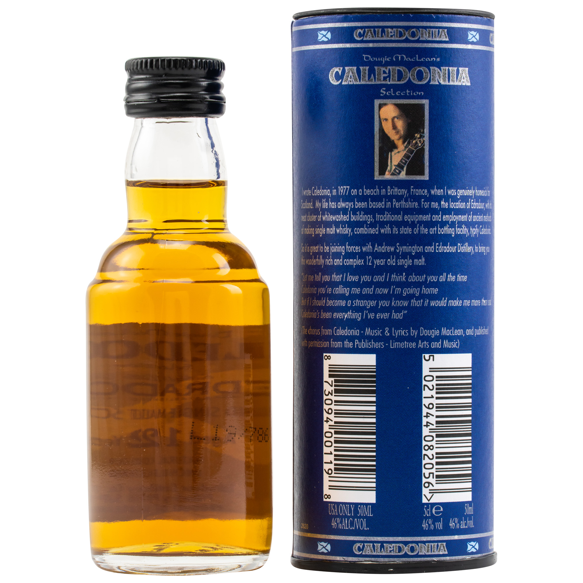 Edradour Caledonia - Highland Single Malt Scotch - MINIATUR 50ml 46%vol.