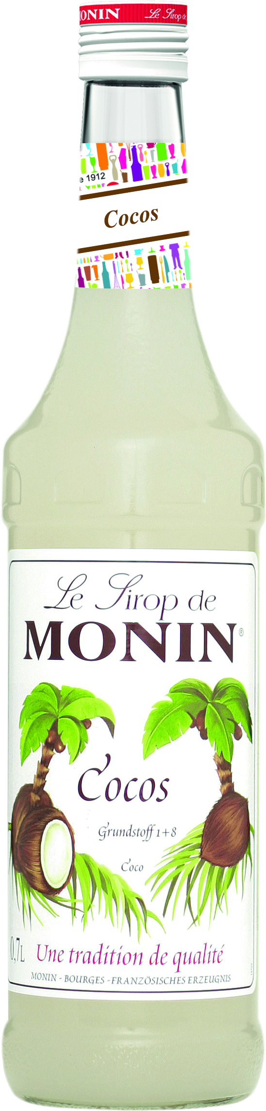 Monin Kokosnuss Sirup 0,7l Kokosnusssirup