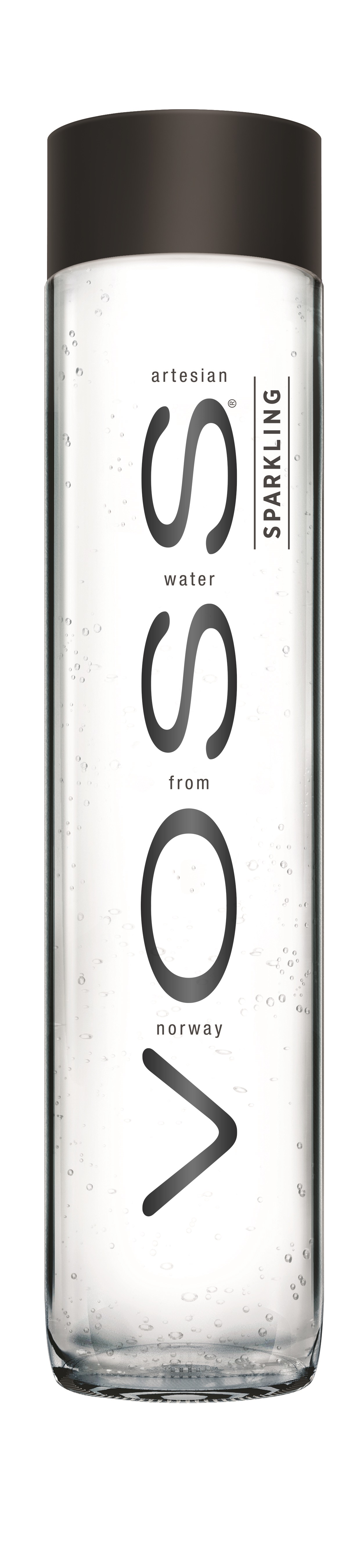 Voss Wasser Sprudel 800ml Sparkling Glasflasche