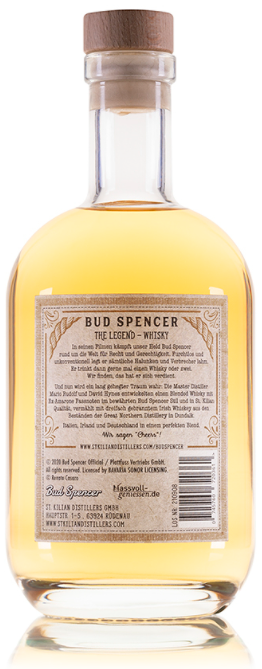 Bud Spencer - Blended Whisky -  by St. Kilian Distillers  0,7l 46%vol.