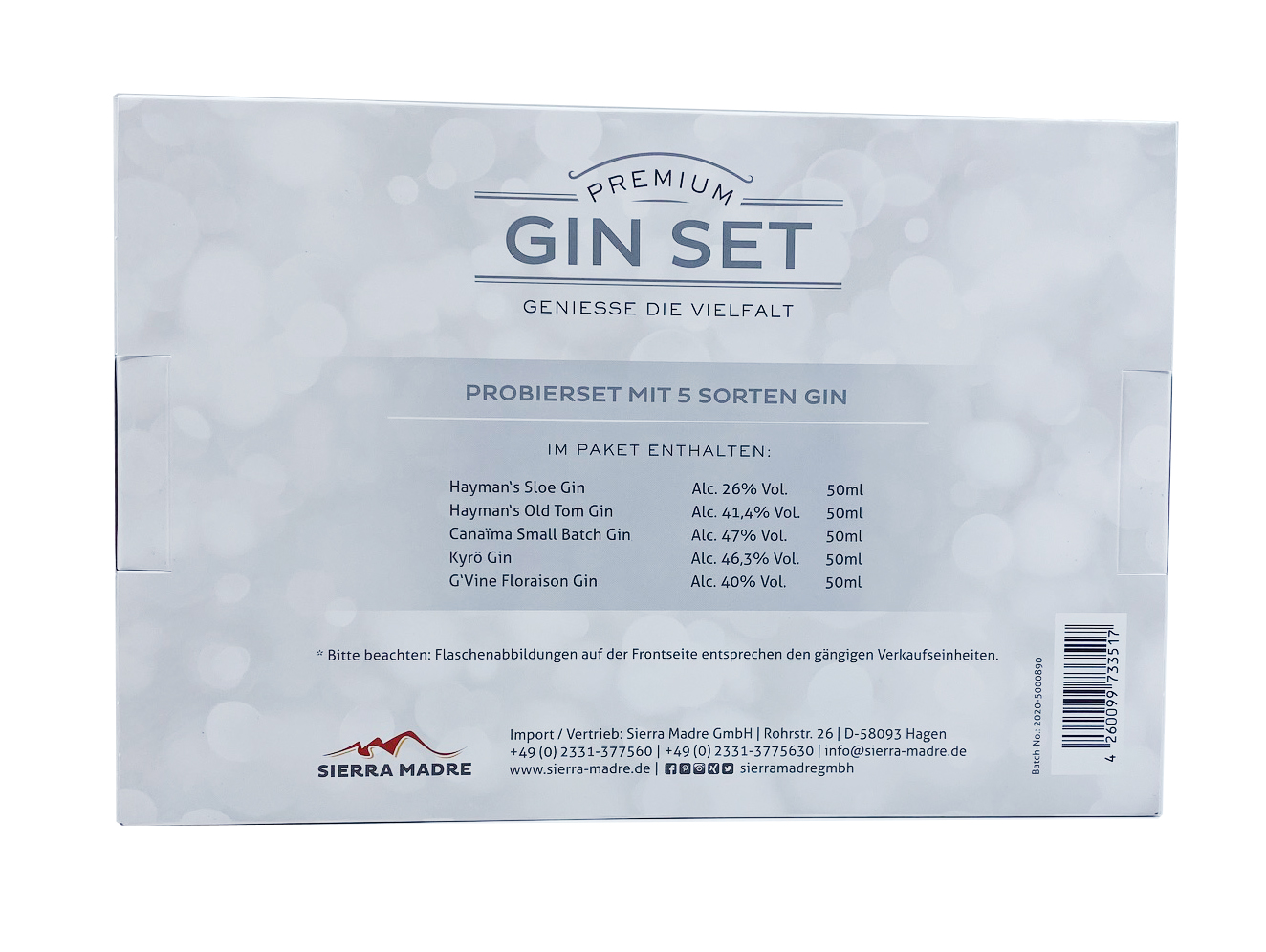 Gin Tasting Box Premium (5x50ml)