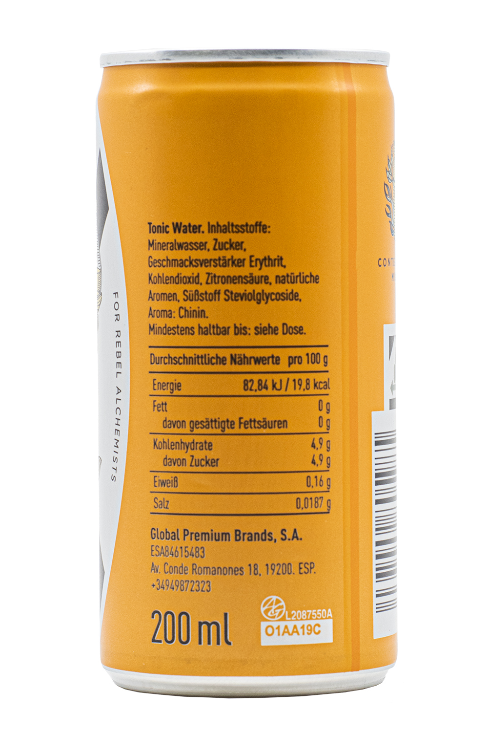 seventeen_1724_tonic_water_dose_rueck 1724 Tonic Water - 0,2l Dose
