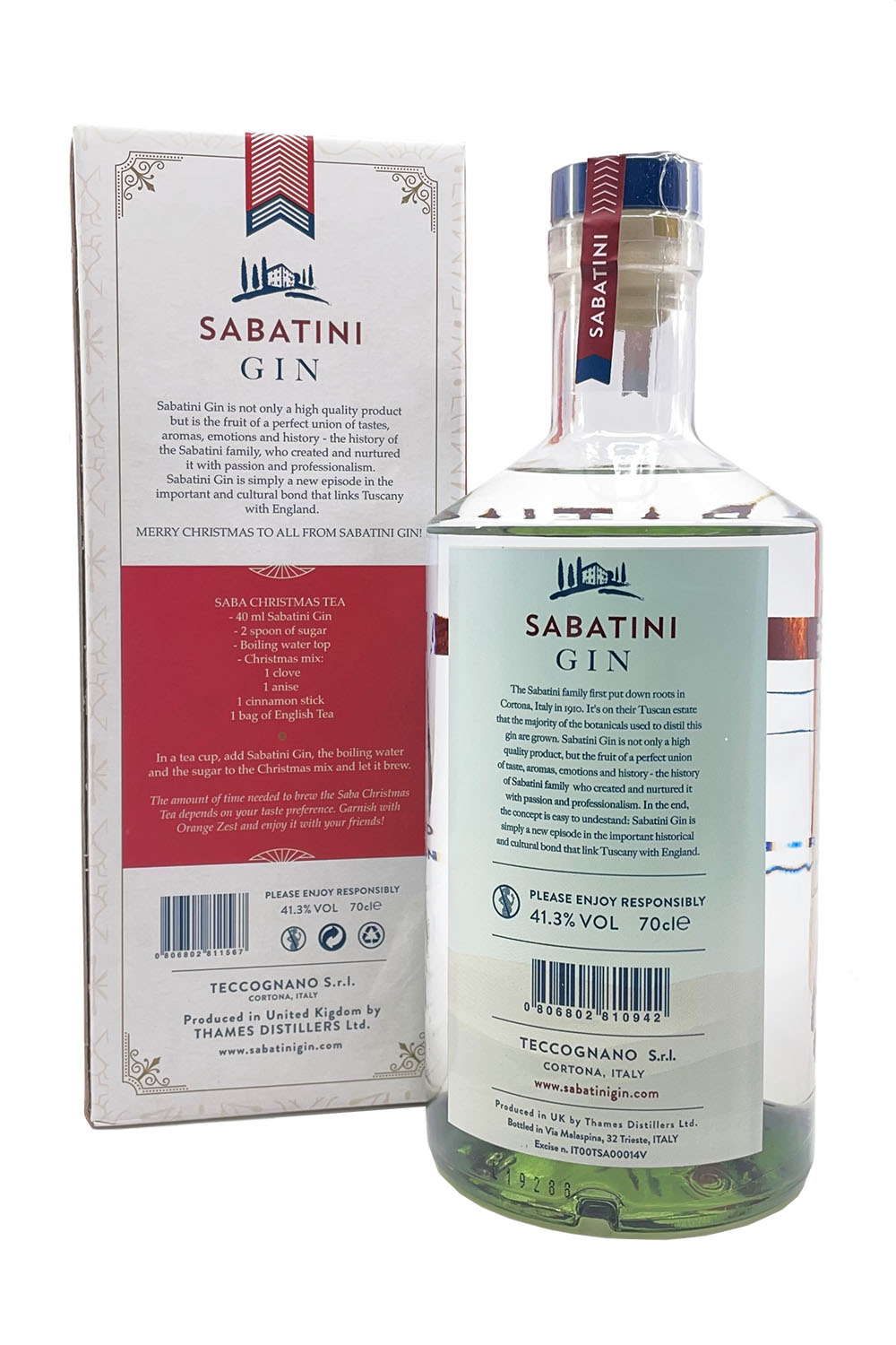 Sabatini Gin ~ in Geschenkebox ~ 0,7l 41,3%vol.