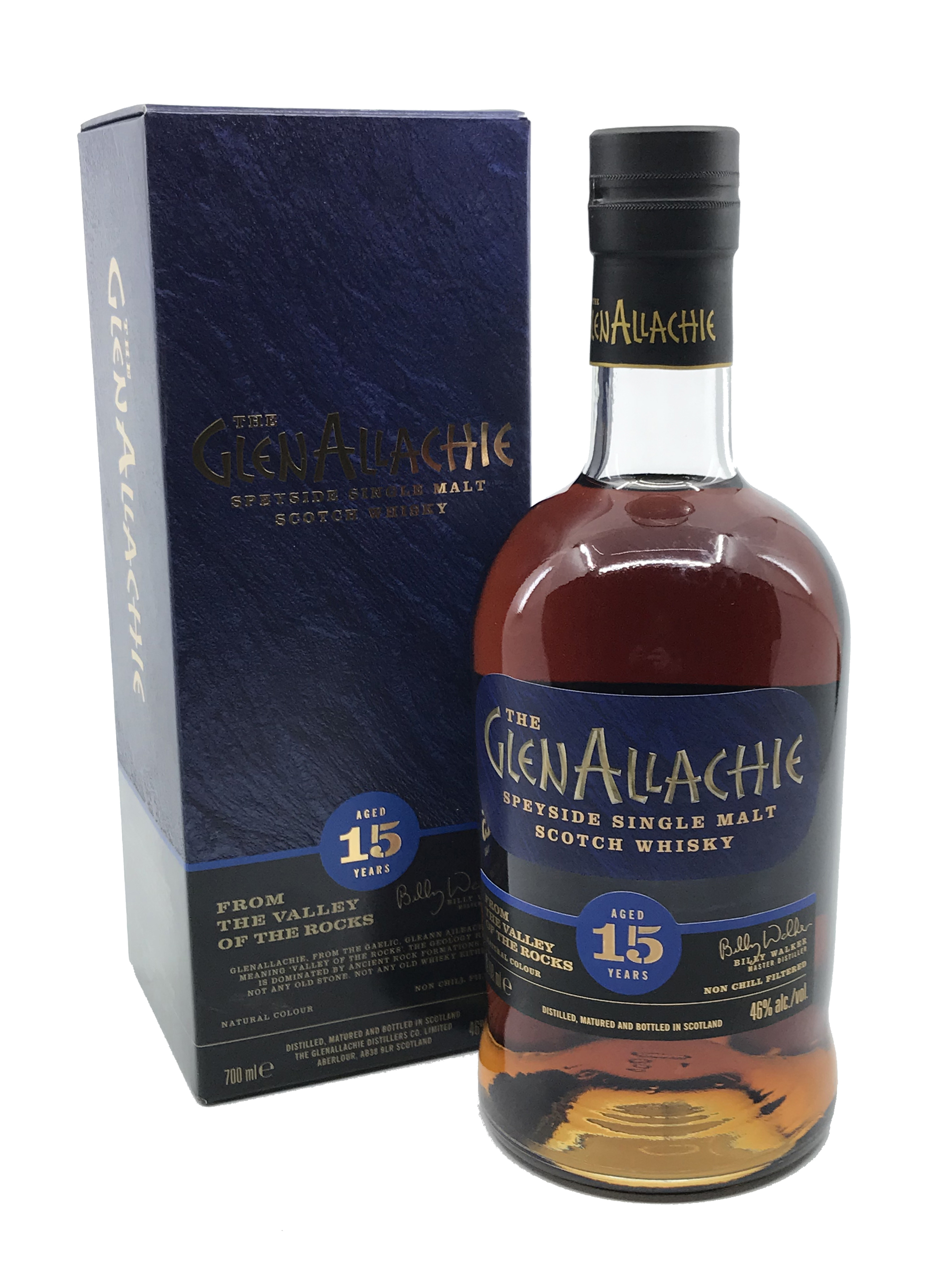 The GlenAllachie Scotch Whisky - 15 Years - 0,7l - 46% vol. Alk.