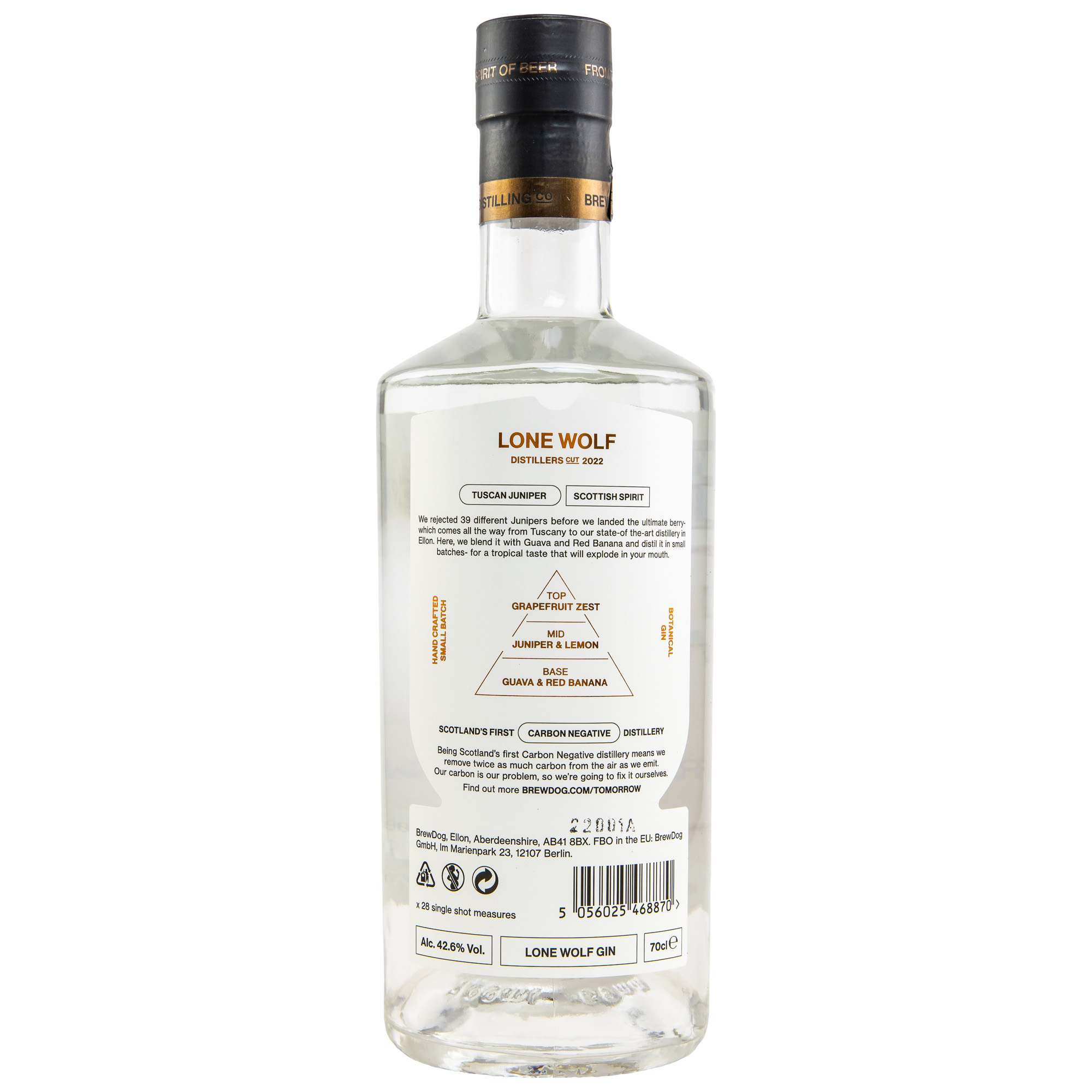24001_20 BrewDog Lonewolf Guava & Red Banana Gin 0,7l 42,6%vol.