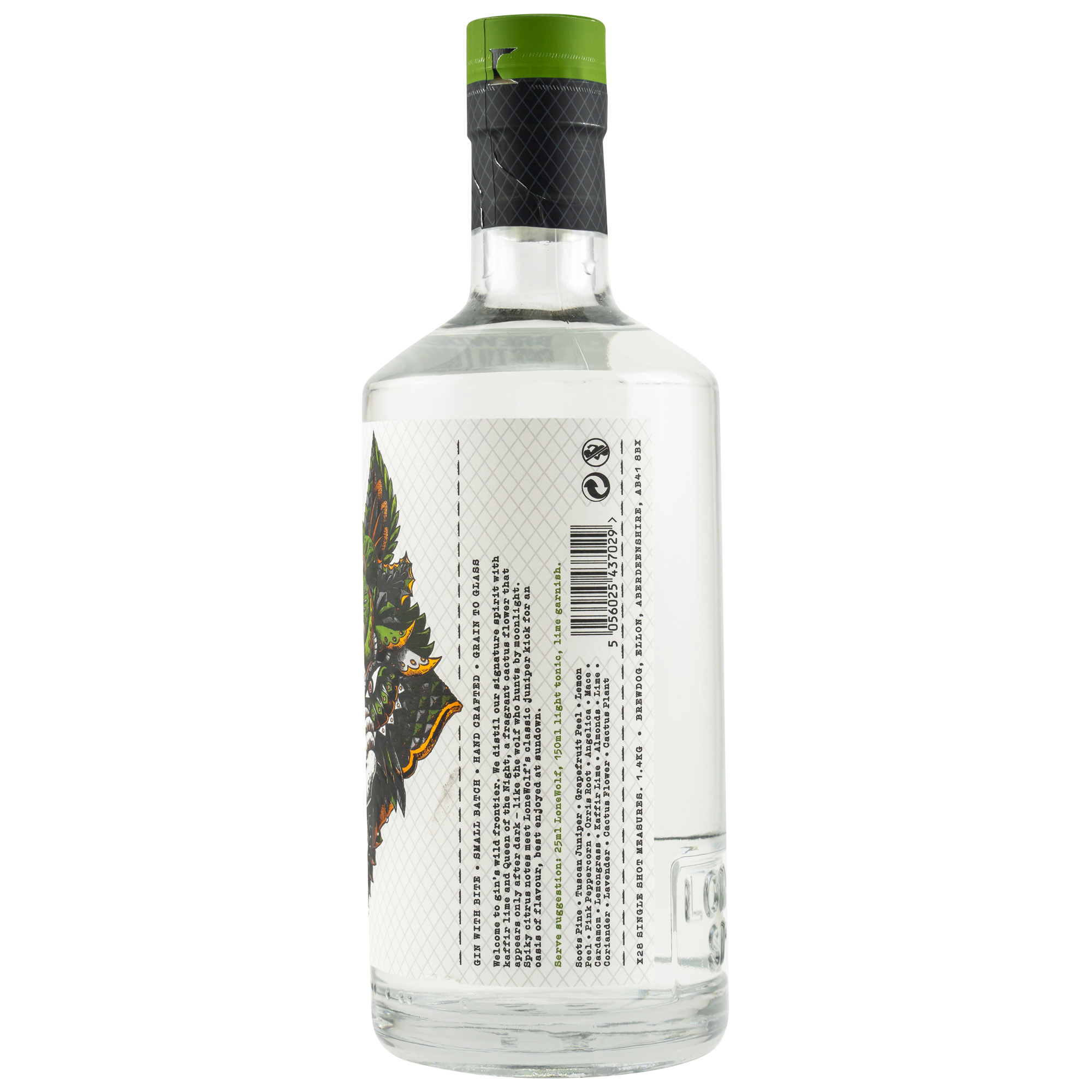 LoneWolf - Cactus & Lime Gin - BrewDog 0,7l 40%vol.