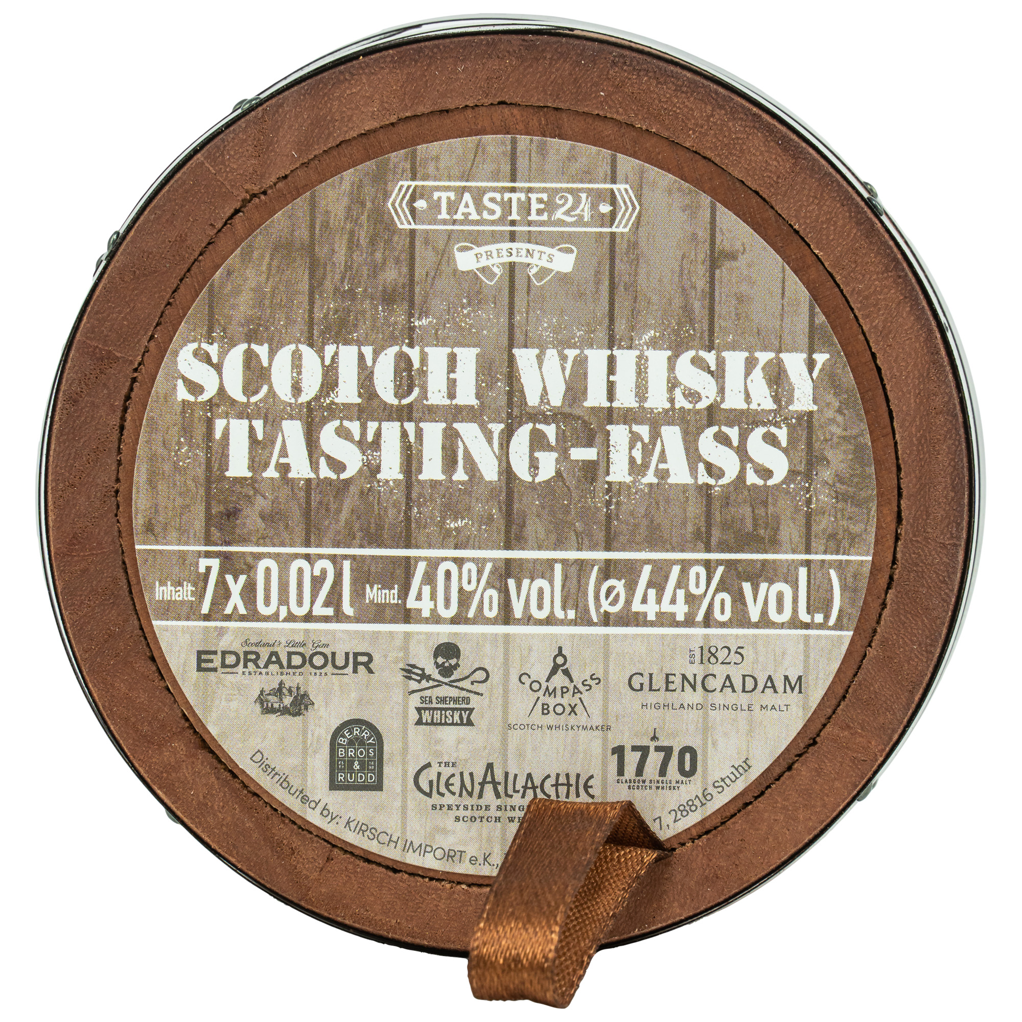 Scotch Whisky Tasting-Fass 7x0,02l 44%vol.