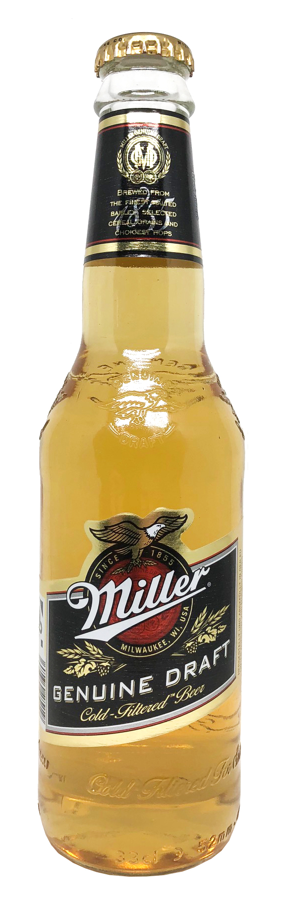 Miller Bier Genuine Draft 0,33l 4,7%vol.