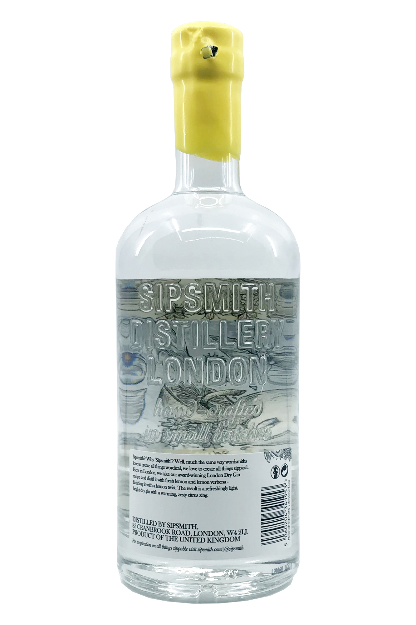 Sipsmith - Lemon Drizzle - Gin - 0,7l 40,4% vol. Alk.