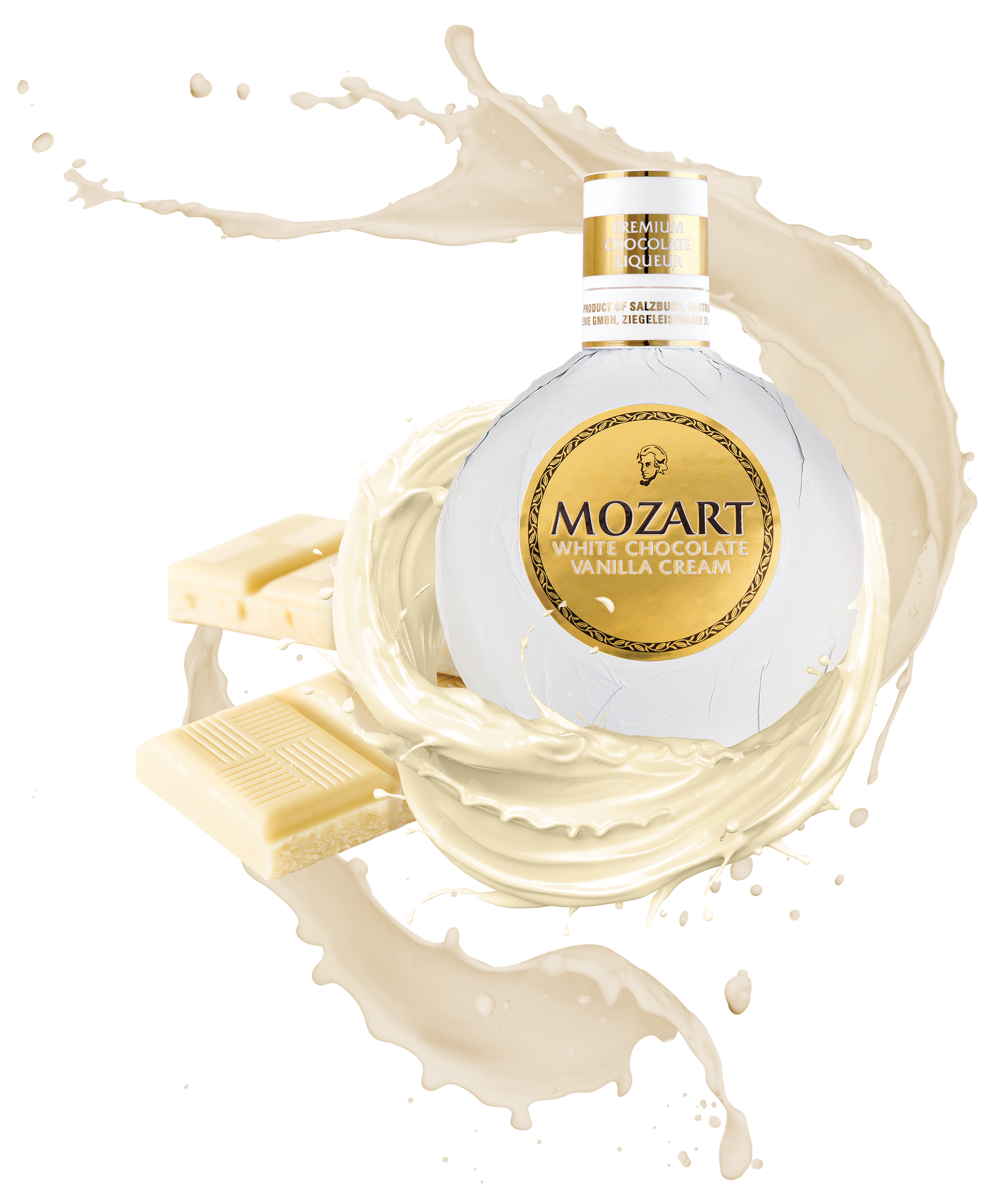 Mozart WHITE Chocolate Vanilla Cream 0,5l 15%vol.