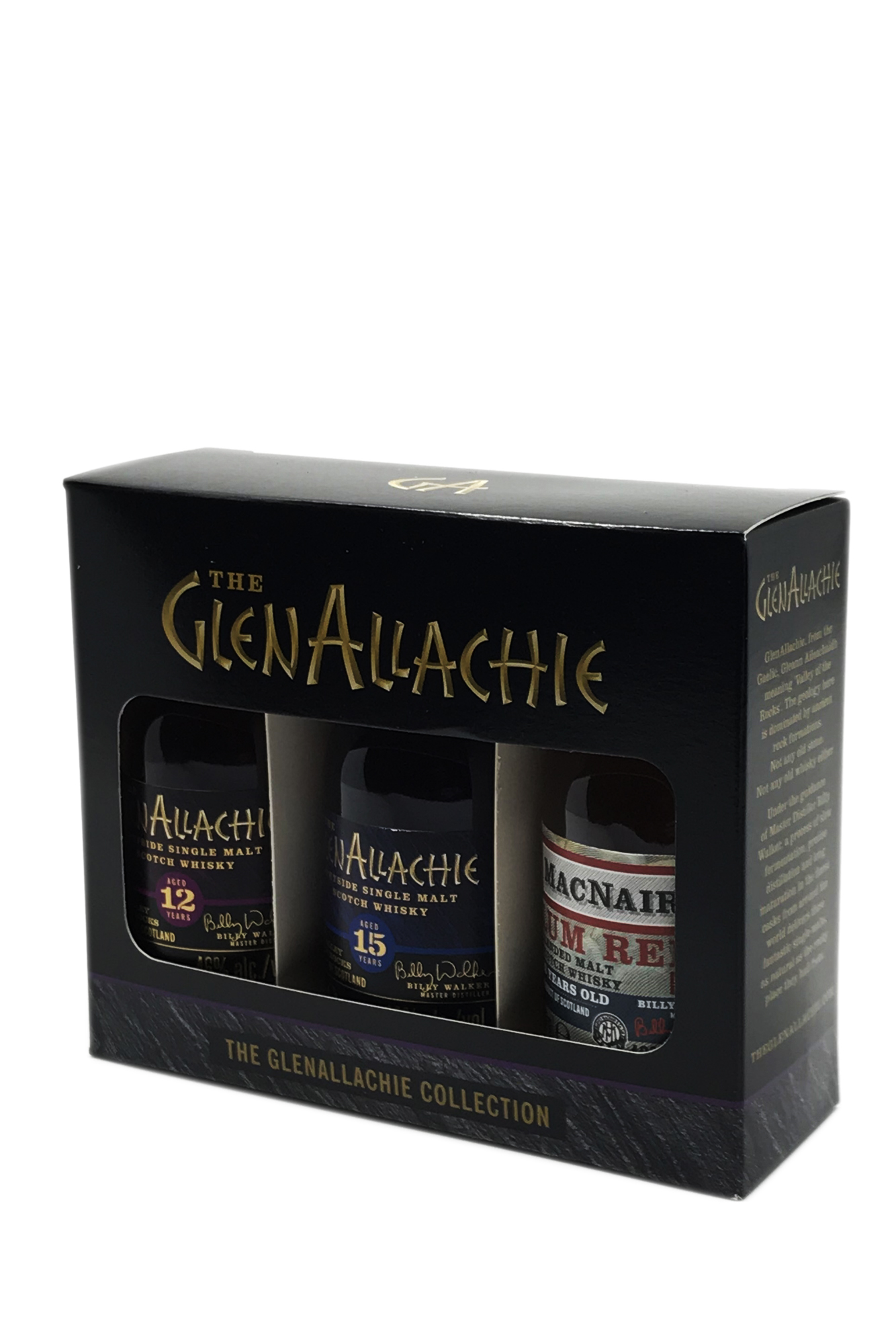 The GlenAllachie Collection - Miniaturen (3 x 0,05l) - 46% vol. Alc. - Scotch Wisky