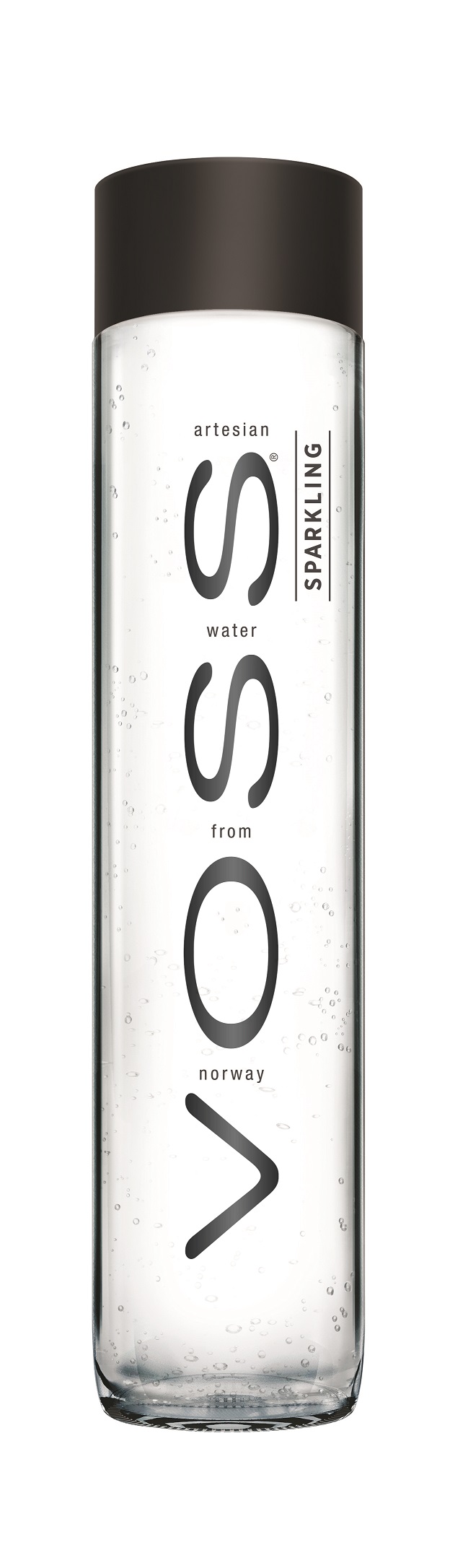 Voss Wasser Sprudel 375ml Sparkling Glasflasche - kleine Flasche