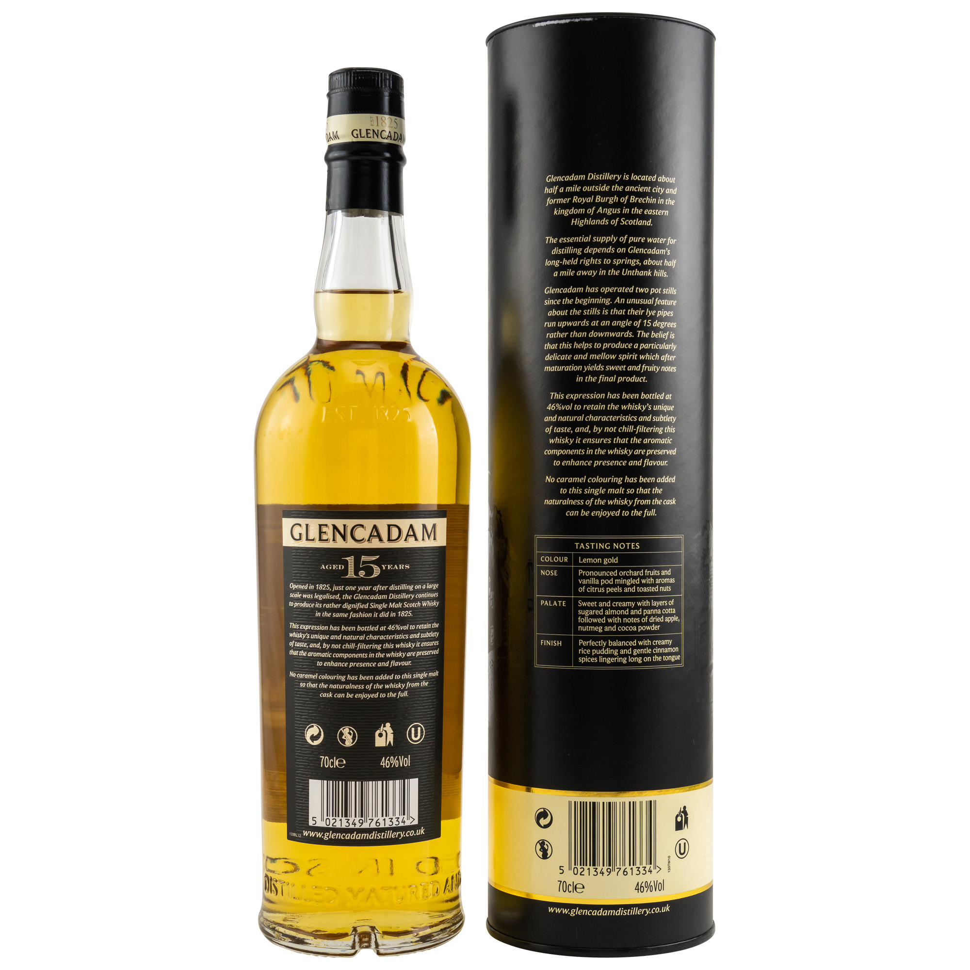 Glencadam - Highland Single Malt - 15 Jahre 0,7l 46%vol.