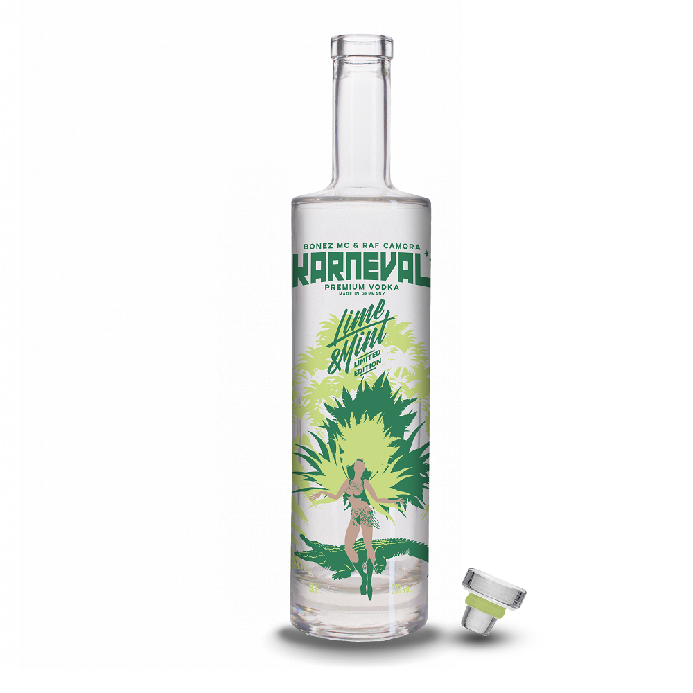 Karneval Vodka SONDEREDITION Lime & Mint 0,5l 38vol. RAF Camora